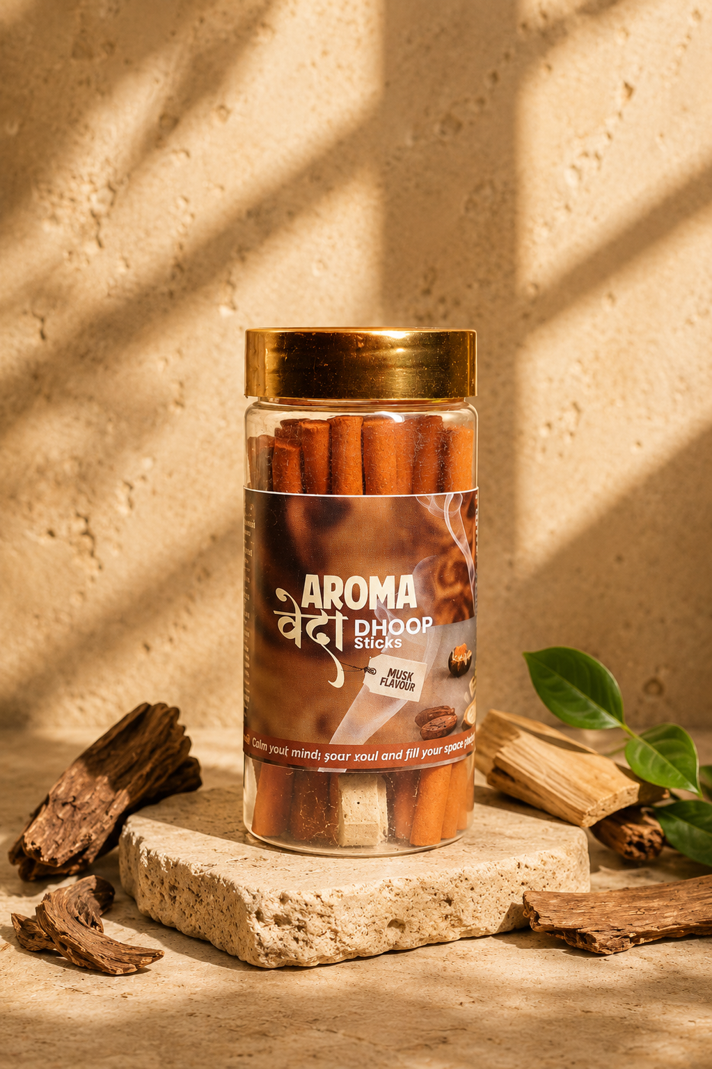 Aroma Veda Dhoop Batti – Musk