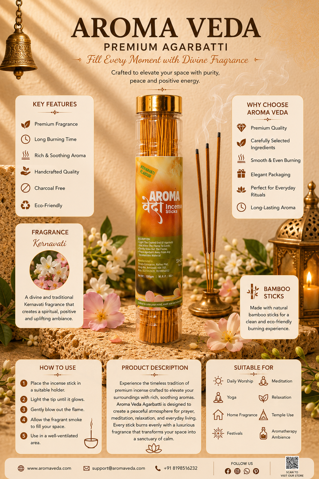 Aroma Veda Agarbatti – Karnavati