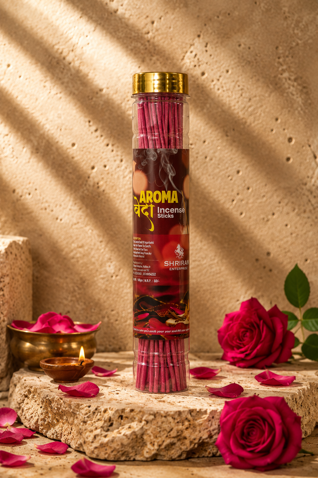 Aroma Veda Agarbatti – Rose